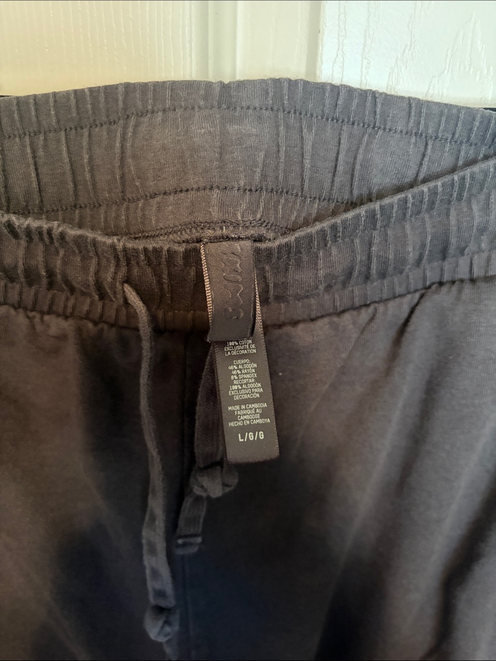 SKIMS Women’s Casual Drawstring Pants - Black